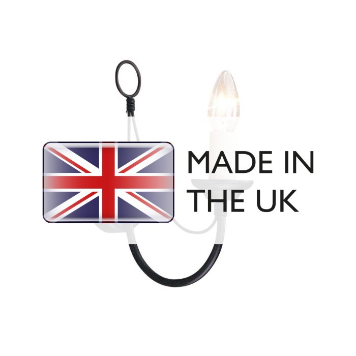 Elstead Lighting Carisbrooke 1 Light Wall Light - Black