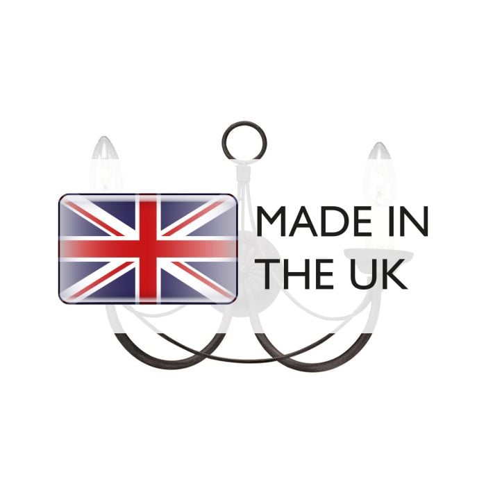 Elstead Lighting Carisbrooke 2 Light Wall Light - Black