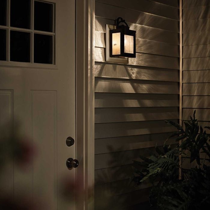 Elstead Lighting Carlson 1 Light Wall Lantern - Rubbed Bronze