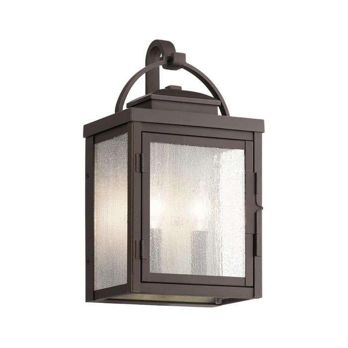 elstead lighting Carlson 2 Light Wall Lantern - Rubbed Bronze