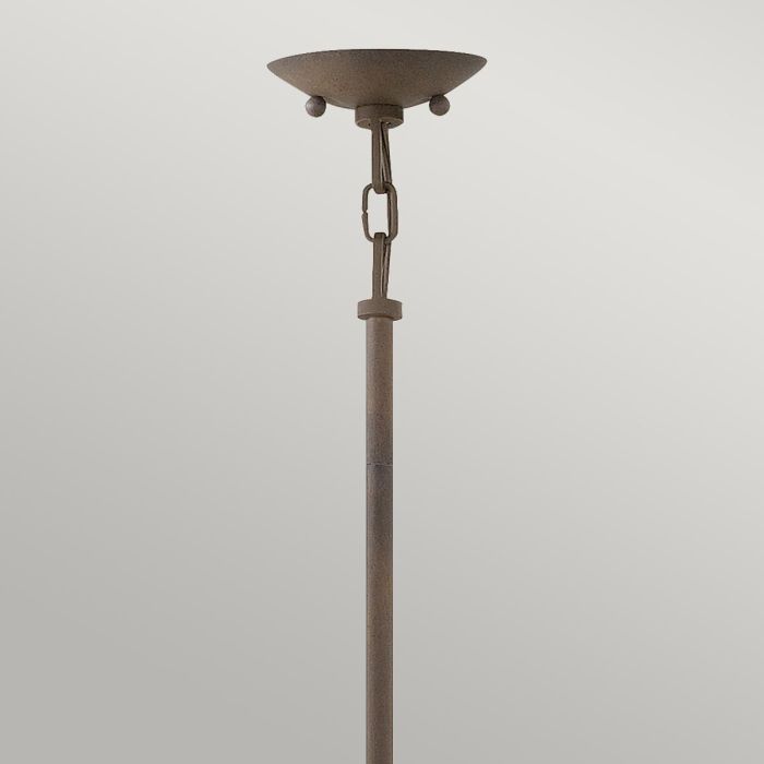 Elstead Lighting Carson 1 Light Pendant Light - Vintage Iron