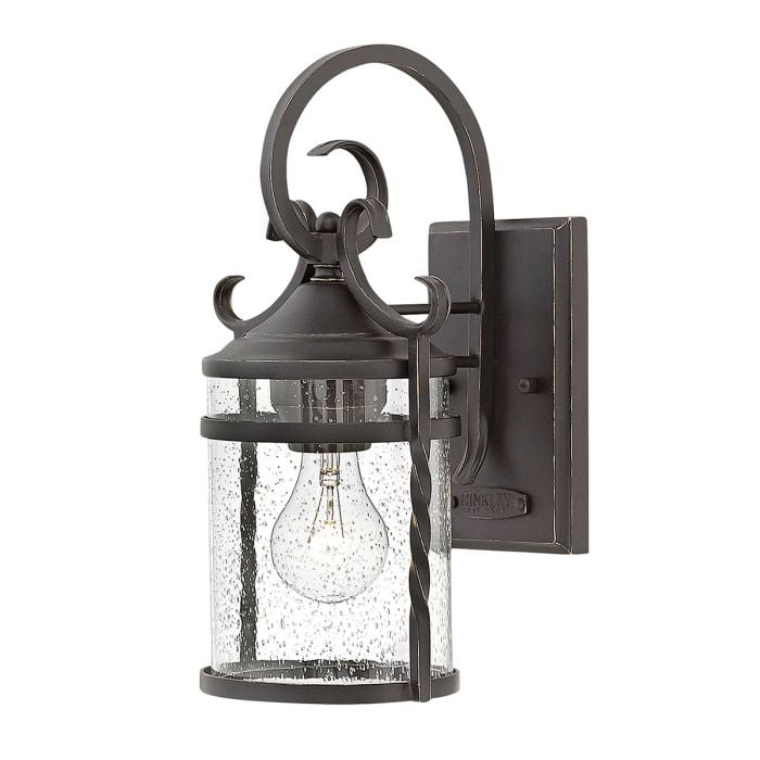 elstead lighting Casa 1 Light Wall Lantern - Olde Black