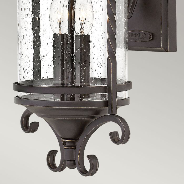 Elstead Lighting Casa 2 Light Wall Lantern - Olde Black