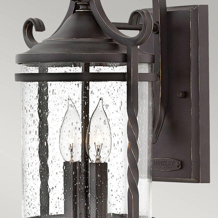 Elstead Lighting Casa 2 Light Wall Lantern - Olde Black