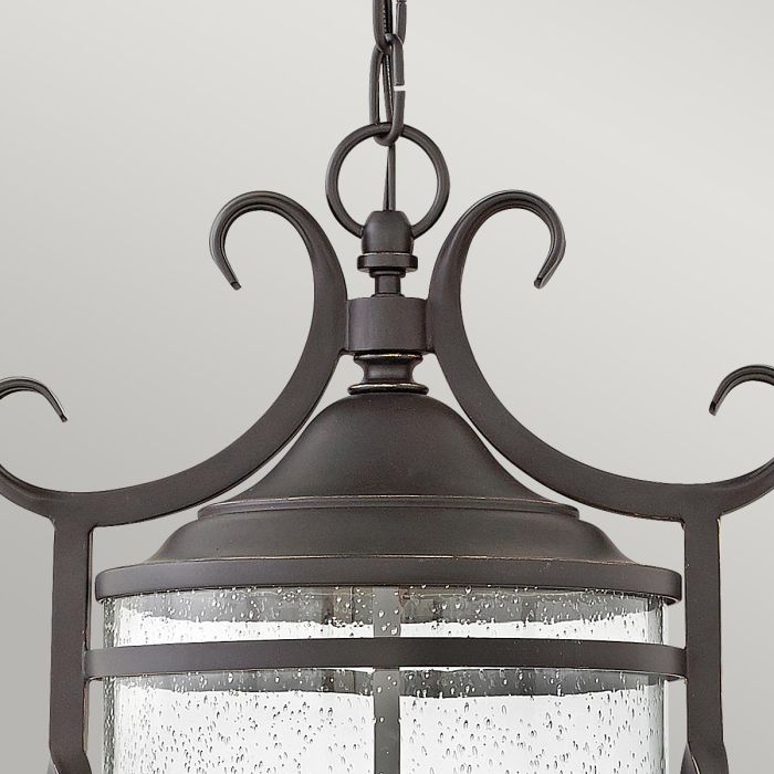 Elstead Lighting Casa 3 Light Chain Lantern - Olde Black