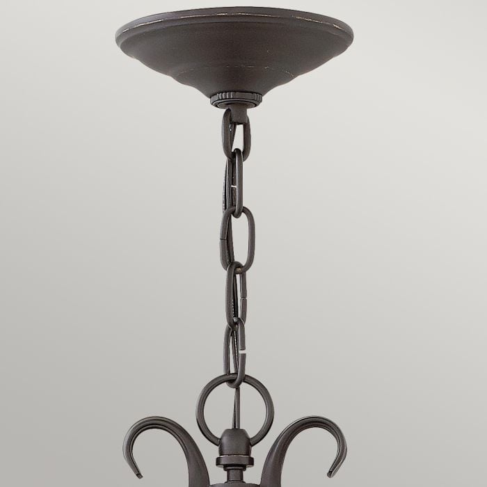 Elstead Lighting Casa 3 Light Chain Lantern - Olde Black