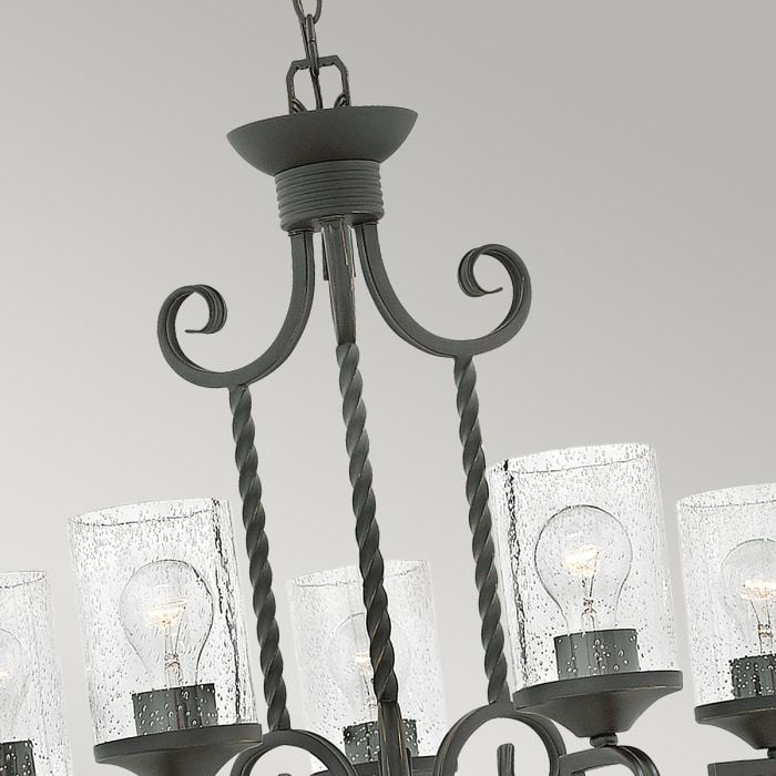 Elstead Lighting Casa 5 Light Chandelier - Olde Black