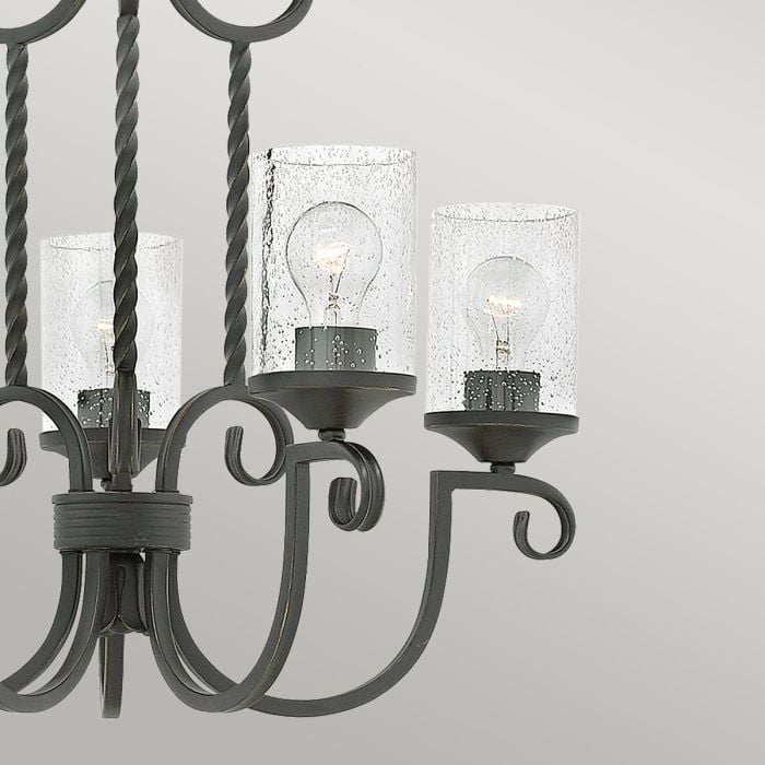 Elstead Lighting Casa 5 Light Chandelier - Olde Black