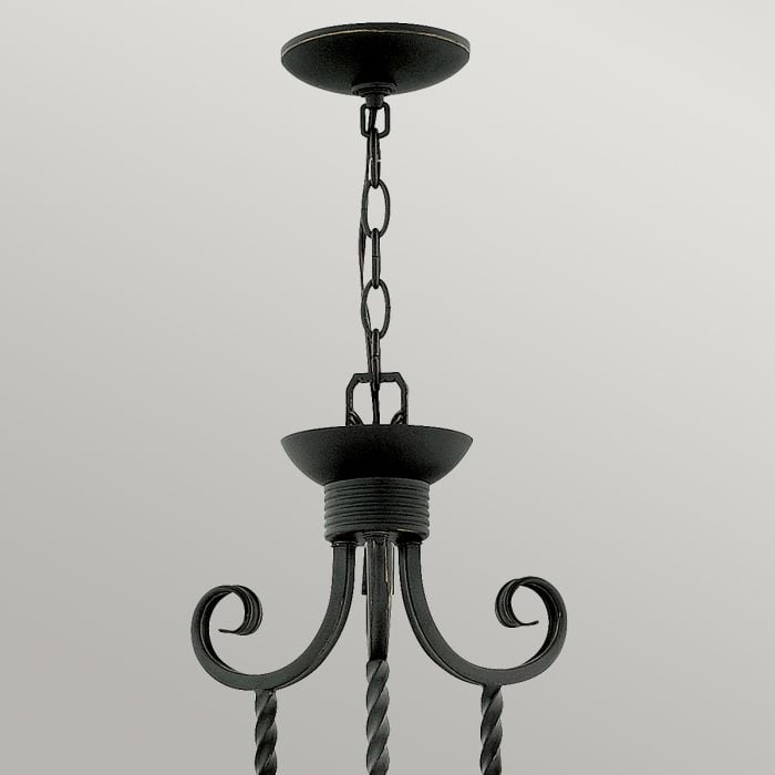 Elstead Lighting Casa 5 Light Chandelier - Olde Black