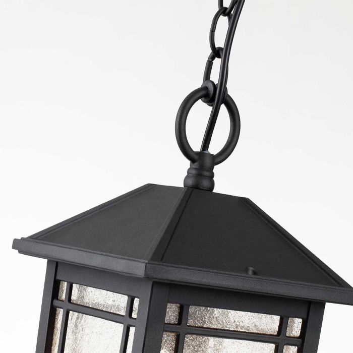 Elstead Lighting Cedar Point 1 Light Chain Lantern - Black