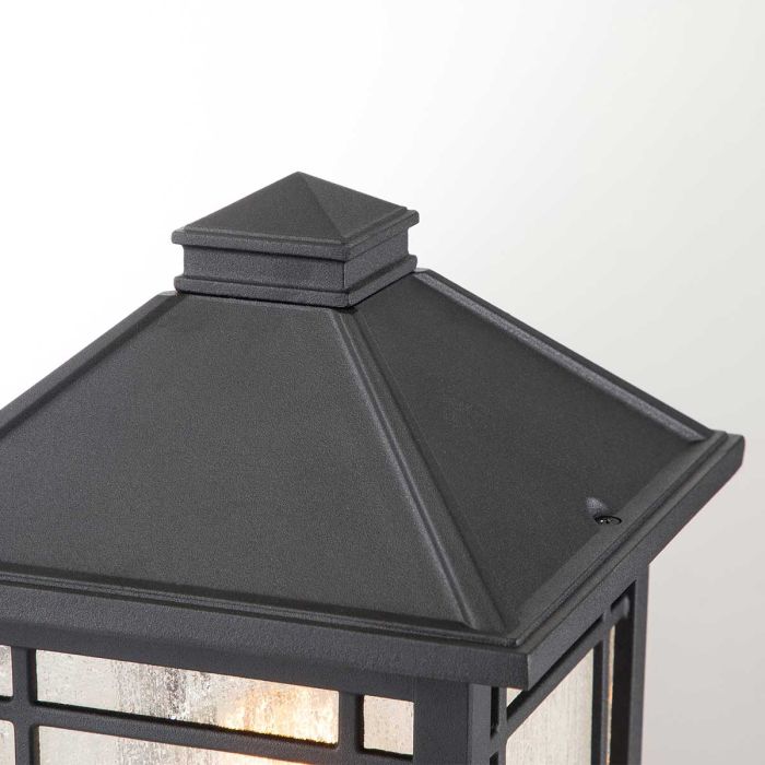 Elstead Lighting Cedar Point 1 Light Pedestal - Black