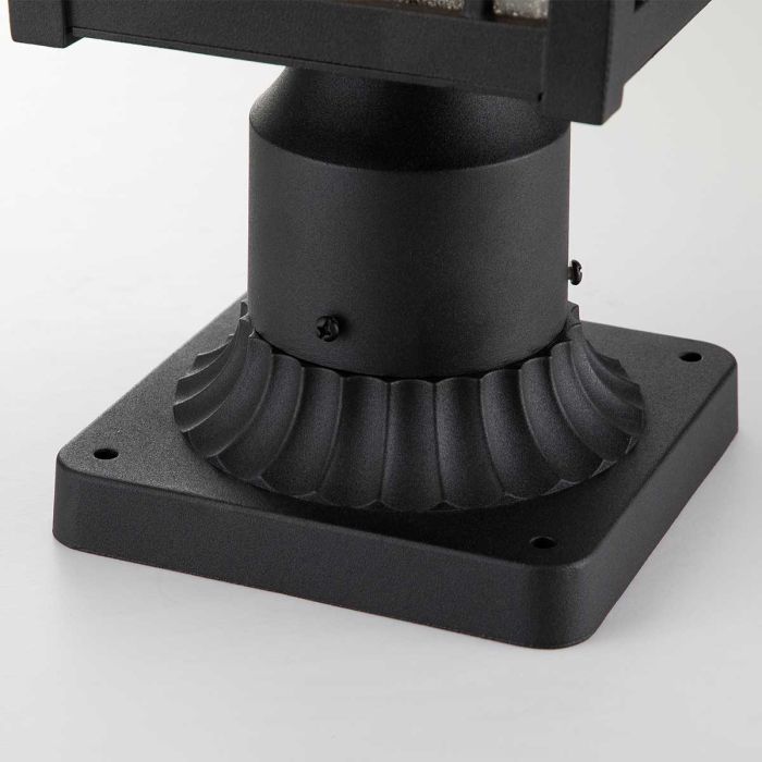 Elstead Lighting Cedar Point 1 Light Pedestal - Black