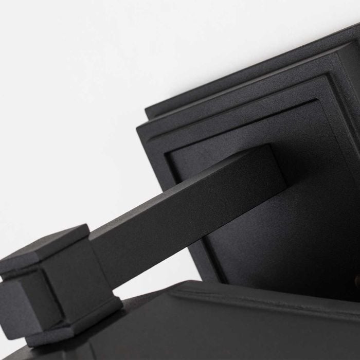 Elstead Lighting Cedar Point 1 Light Wall Lantern - Large - Black