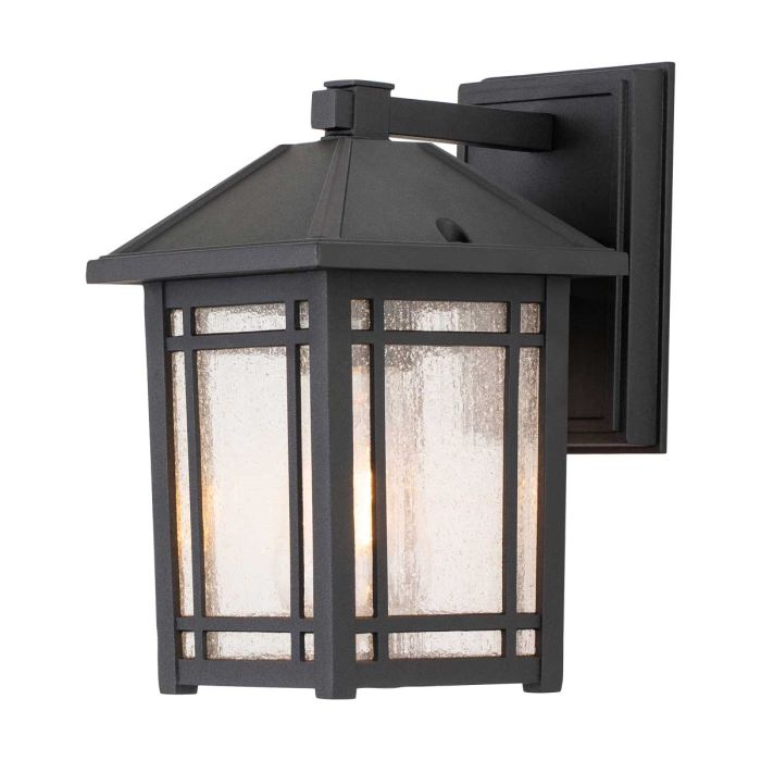 elstead lighting Cedar Point 1 Light Wall Lantern - Small - Black