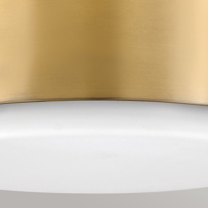Elstead Lighting Cedric Flush Small Mount - Lacquered Brass