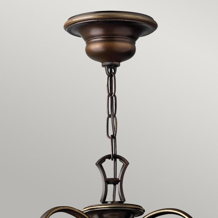 Elstead Lighting Cello 9 Light Chandelier - Antique Bronze