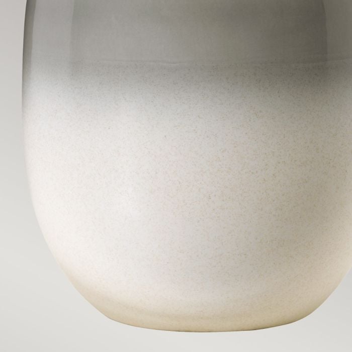 Elstead Lighting Chalk Farm Table Lamp - Light Grey / Chalk White With Ivory Shade