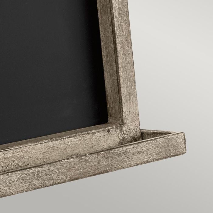 Elstead Lighting Chalkboard 1 Light Wall Light - Weathered Zinc