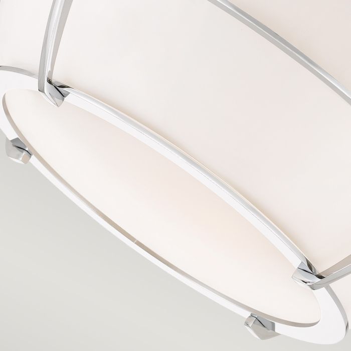 Elstead Lighting Chance 2 Light Flush - Polished Chrome