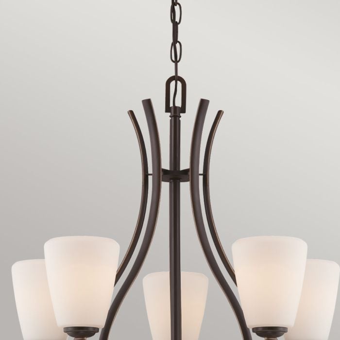 Elstead Lighting Chantilly 5 Light Chandelier - Palladian Bronze