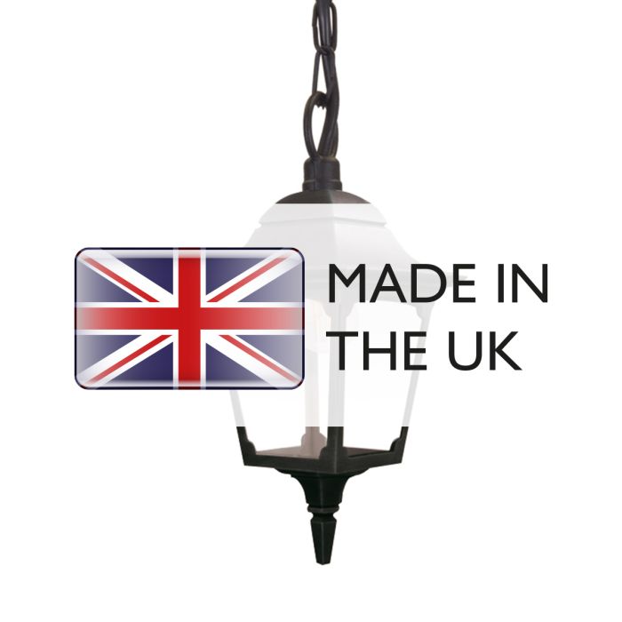 Elstead Lighting Chapel 1 Light Chain Lantern - Black