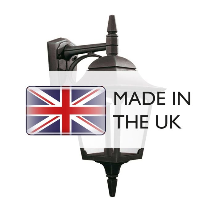 Elstead Lighting Chapel 1 Light Down Wall Lantern - Black