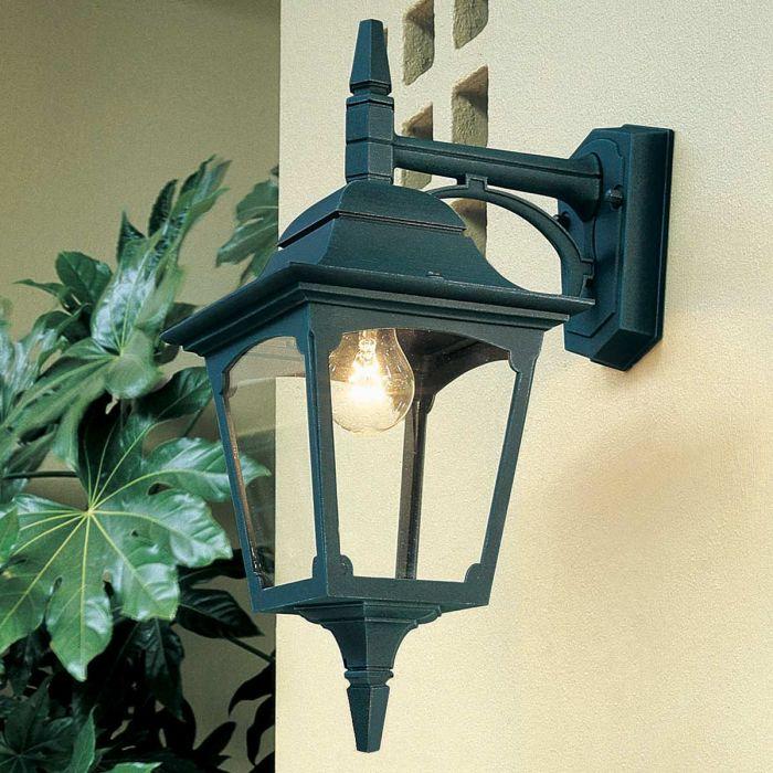 Elstead Lighting Chapel 1 Light Down Wall Lantern - Black
