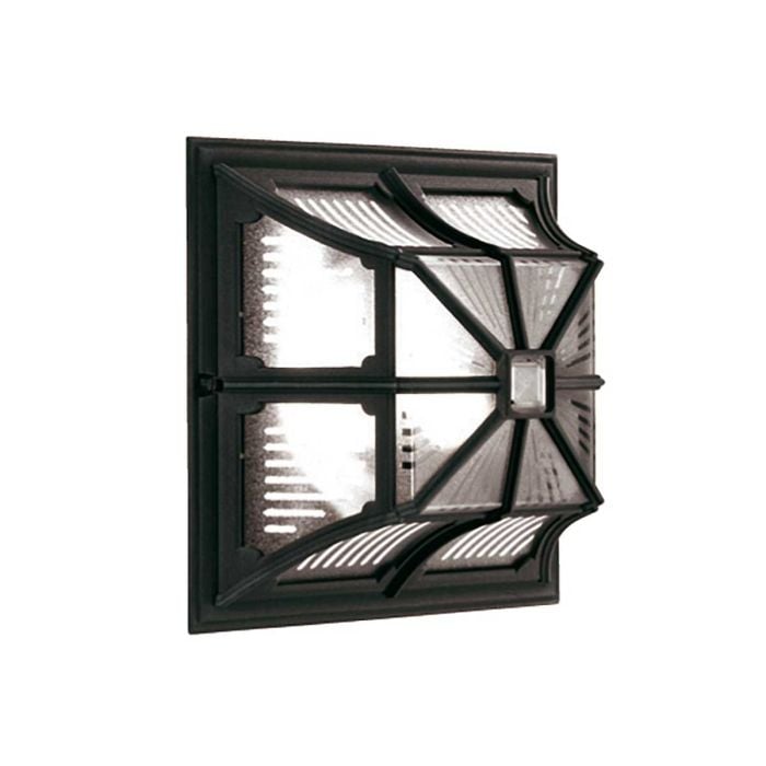 elstead lighting Chapel 1 Light Flush Lantern - Black