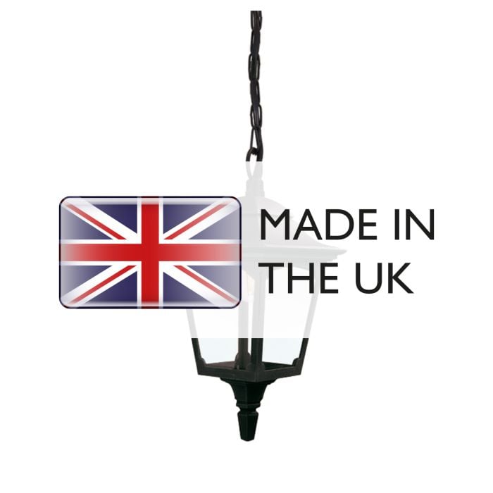 Elstead Lighting Chapel 1 Light Mini Chain Lantern - Black