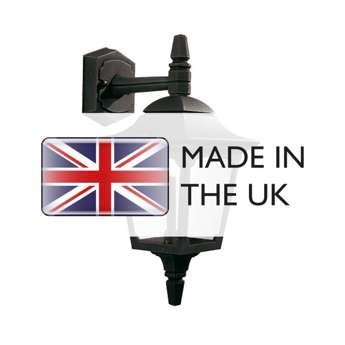 Elstead Lighting Chapel 1 Light Mini Down Wall Lantern - Black