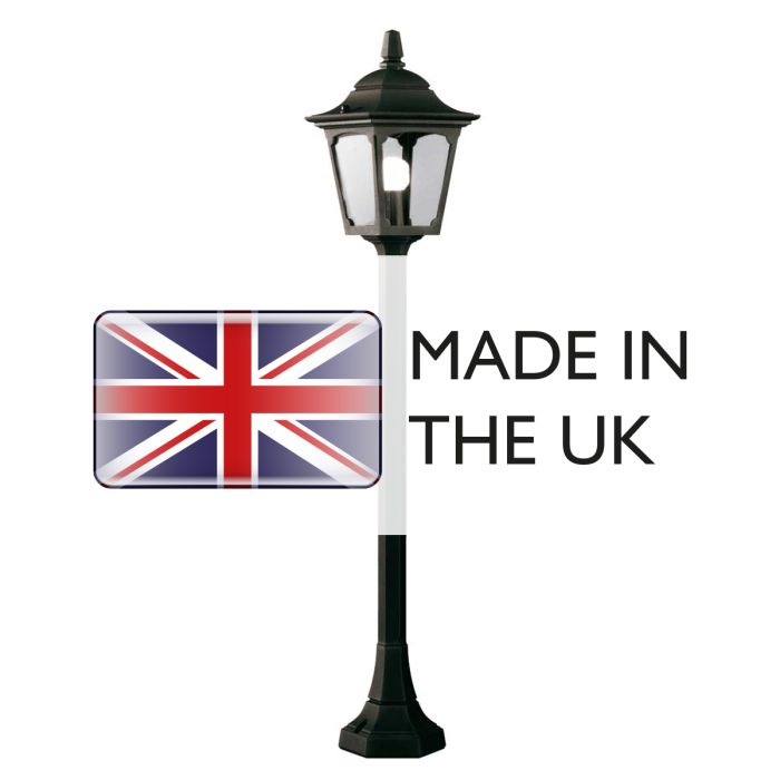 Elstead Lighting Chapel 1 Light Mini Pillar Lantern - Black