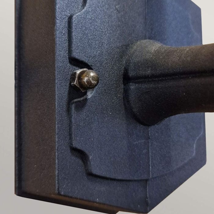 Elstead Lighting Chapel 1 Light Mini Up Wall Lantern - Black