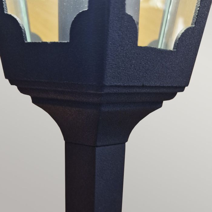 Elstead Lighting Chapel 1 Light Pillar Lantern - Black