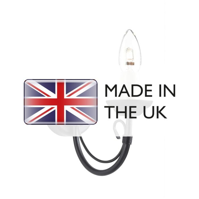 Elstead Lighting Chartwell 1 Light Wall Light - Black