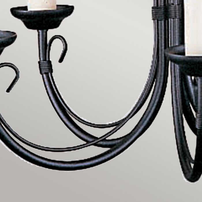 Elstead Lighting Chartwell 5 Light Chandelier - Black