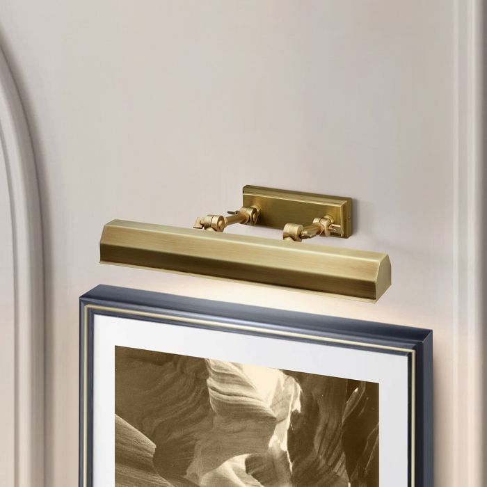 Elstead Lighting Chawton Medium Picture 2 Light - Aged Brass