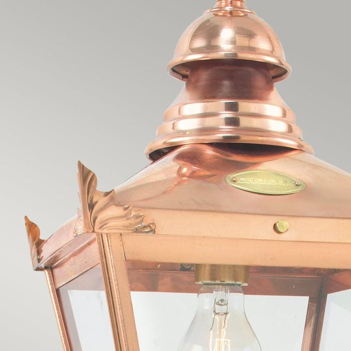 Elstead Lighting Chelsea 1 Light Chain Lantern - Copper