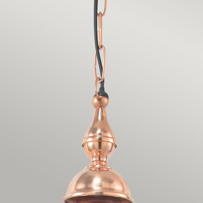 Elstead Lighting Chelsea 1 Light Chain Lantern - Copper