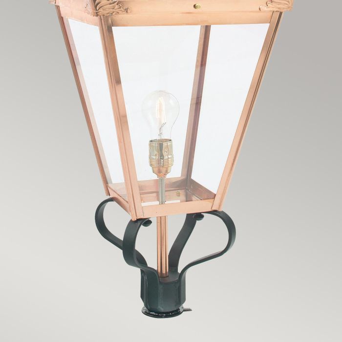 Elstead Lighting Chelsea 1 Light Grande Lamp Post Head Only - Copper