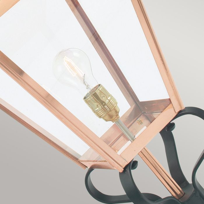 Elstead Lighting Chelsea 1 Light Grande Pedestal Lantern - Copper