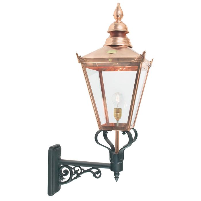 elstead lighting Chelsea 1 Light Grande Up Wall Lantern - Copper