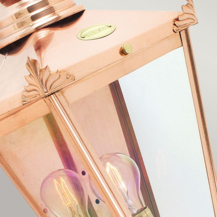 Elstead Lighting Chelsea 1 Light Half Lantern - Copper