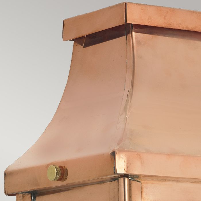 Elstead Lighting Chelsea 1 Light Large Half Lantern - Copper