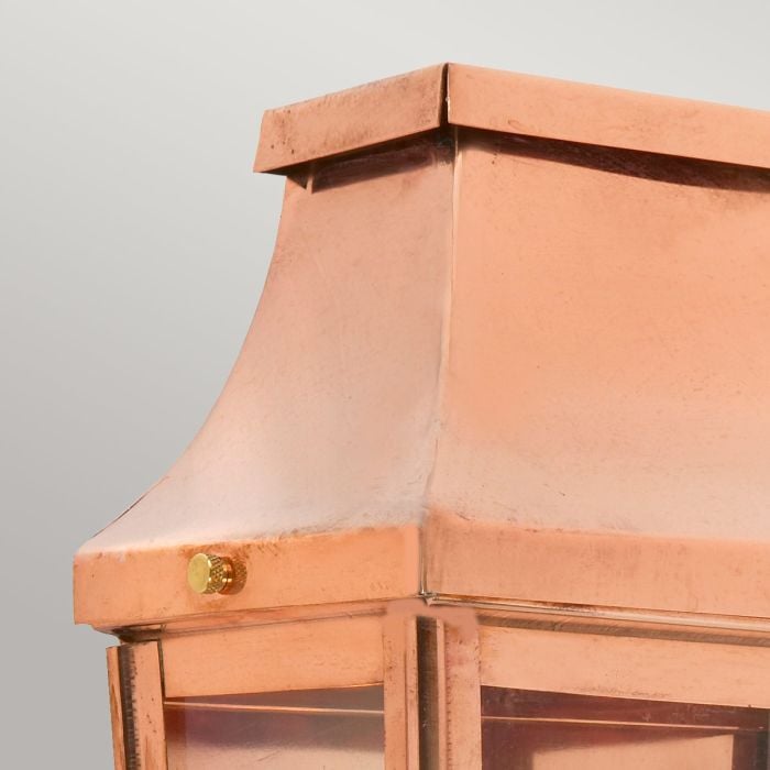 Elstead Lighting Chelsea 1 Light Small Half Lantern - Copper