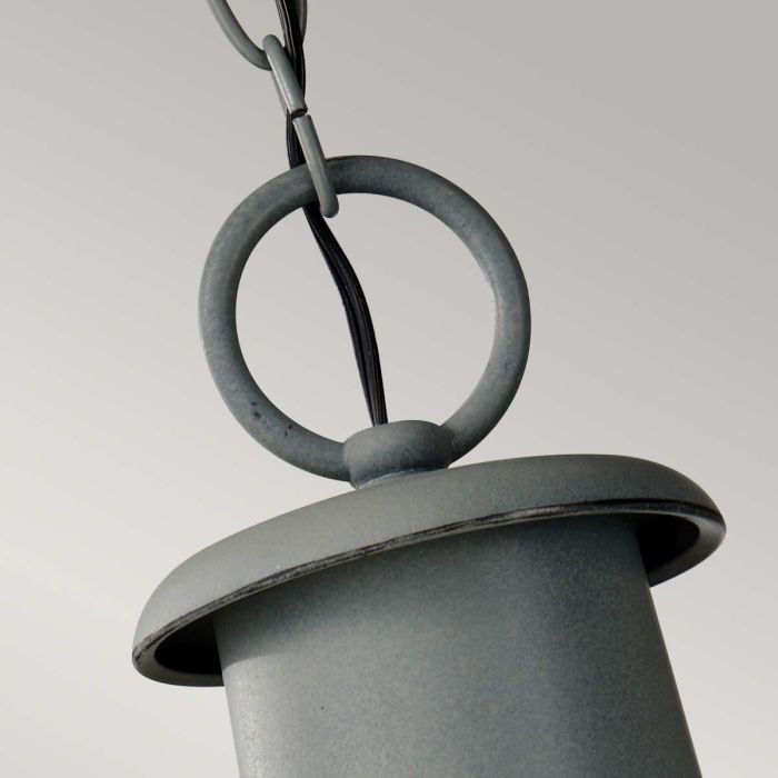 Elstead Lighting Chelsea Harbor 1 Light Chain Lantern - Storm Cloud