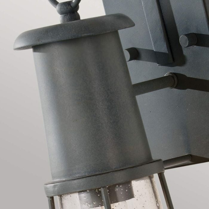 Elstead Lighting Chelsea Harbor 1 Light Wall Lantern - Storm Cloud