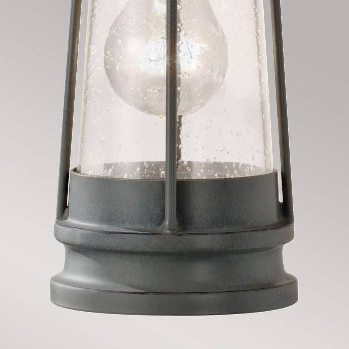 Elstead Lighting Chelsea Harbor 1 Light Wall Lantern - Storm Cloud
