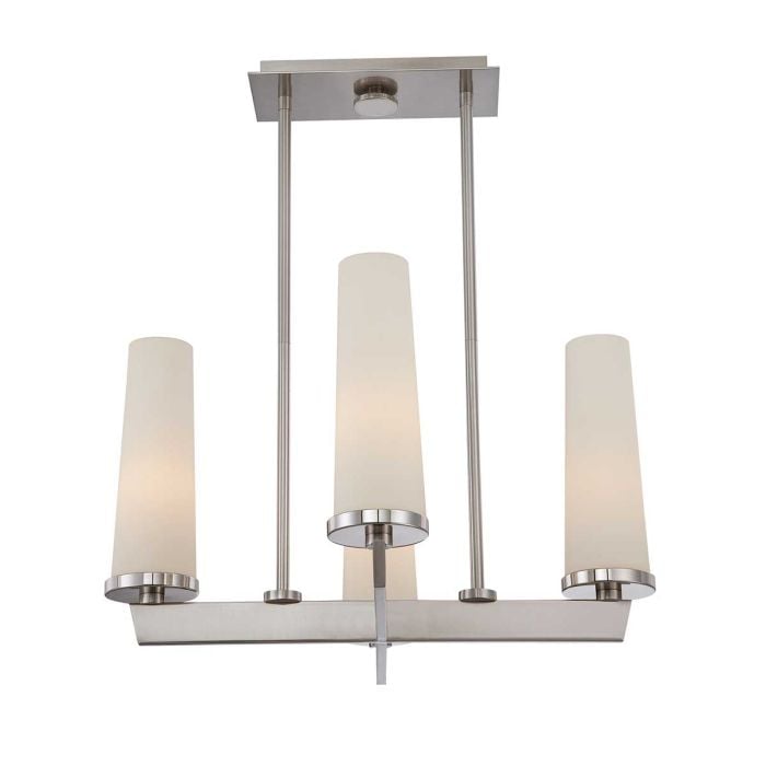 Elstead Lighting Chelsea Loft 4 Light Chandelier - Brushed Nickel