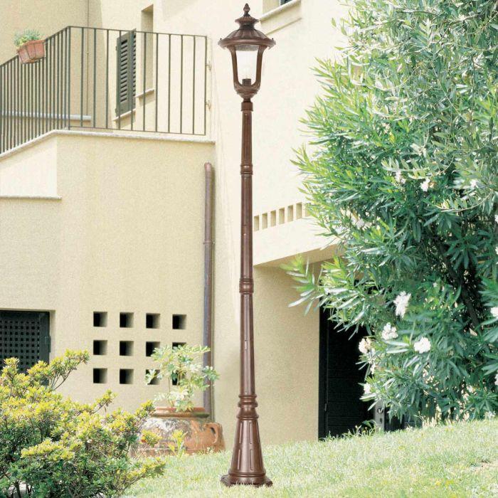 Elstead Lighting Chicago 1 Light Medium Lamp Post - Rusty Bronze Patina
