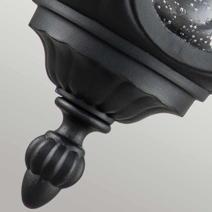 Elstead Lighting Chicago 1 Light Medium Wall Lantern - Textured Black